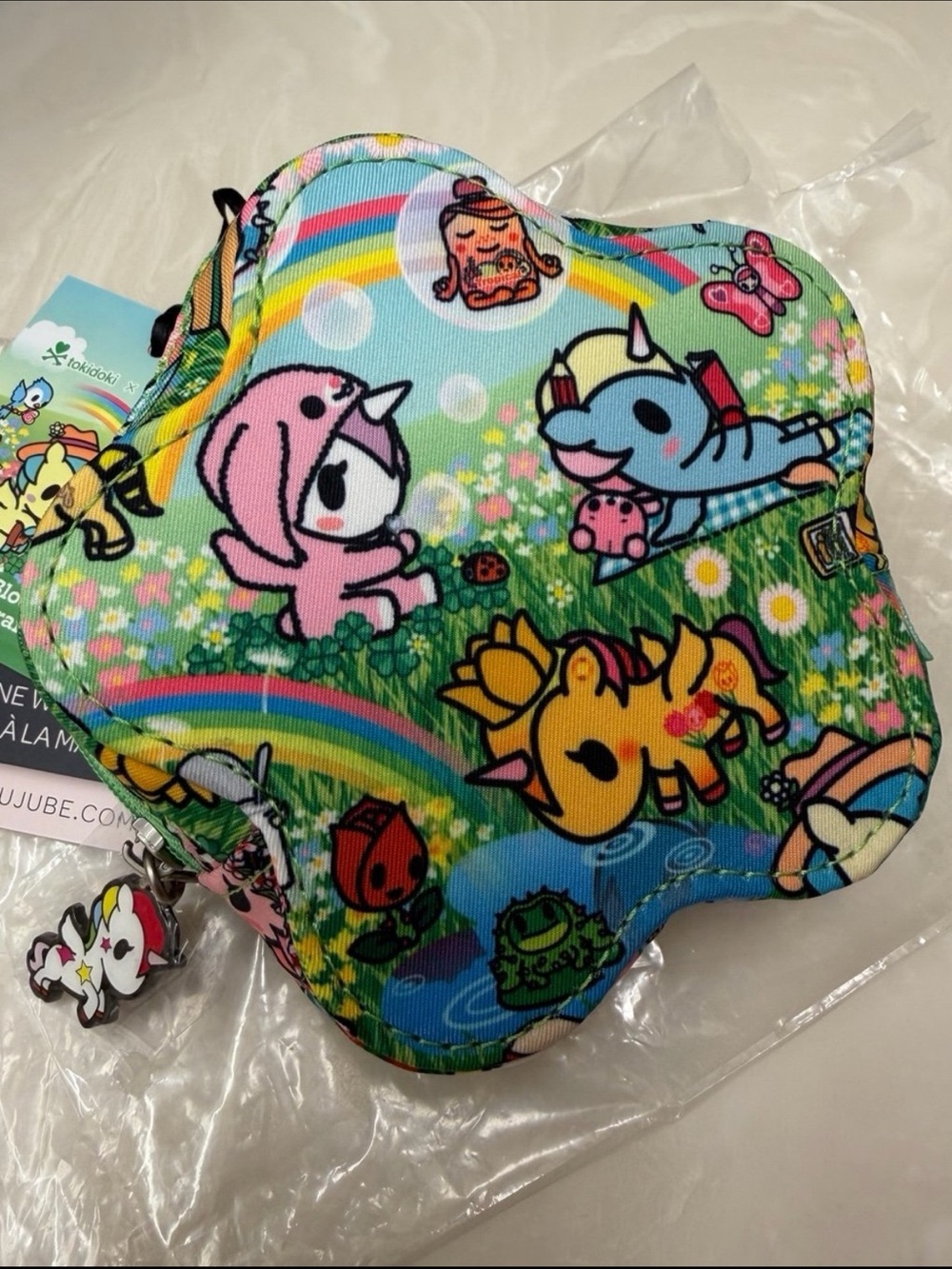 Tokidoki x Jujube Meadow Blooms Flower Mini Coin Purse NWT